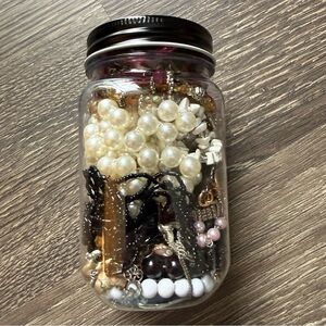 Small Jar of Semi Mystery Jewelry